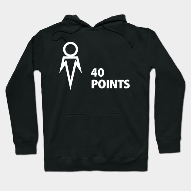 40 Points Hoodie by Mansemat